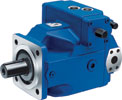 Bosch Rexroth’s A4VSO pump, used with HFC fluids